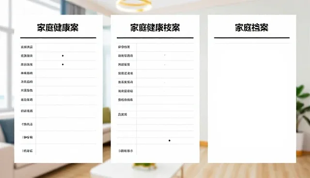 家庭健康档案在慢性病管理中的实践探索